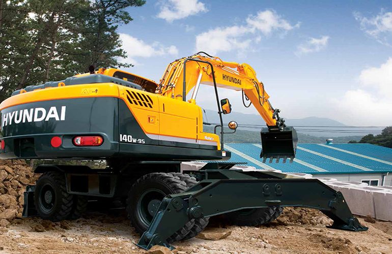 Экскаватор Колёсный Hyundai R 210 W-9S